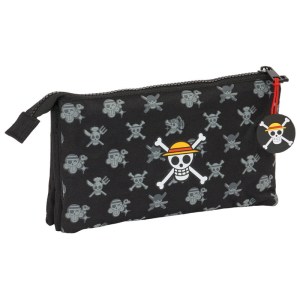 One Piece triple pencil case back